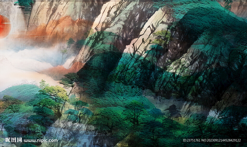 山水画 