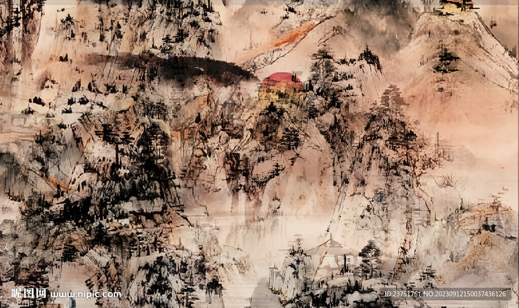  新中式山水