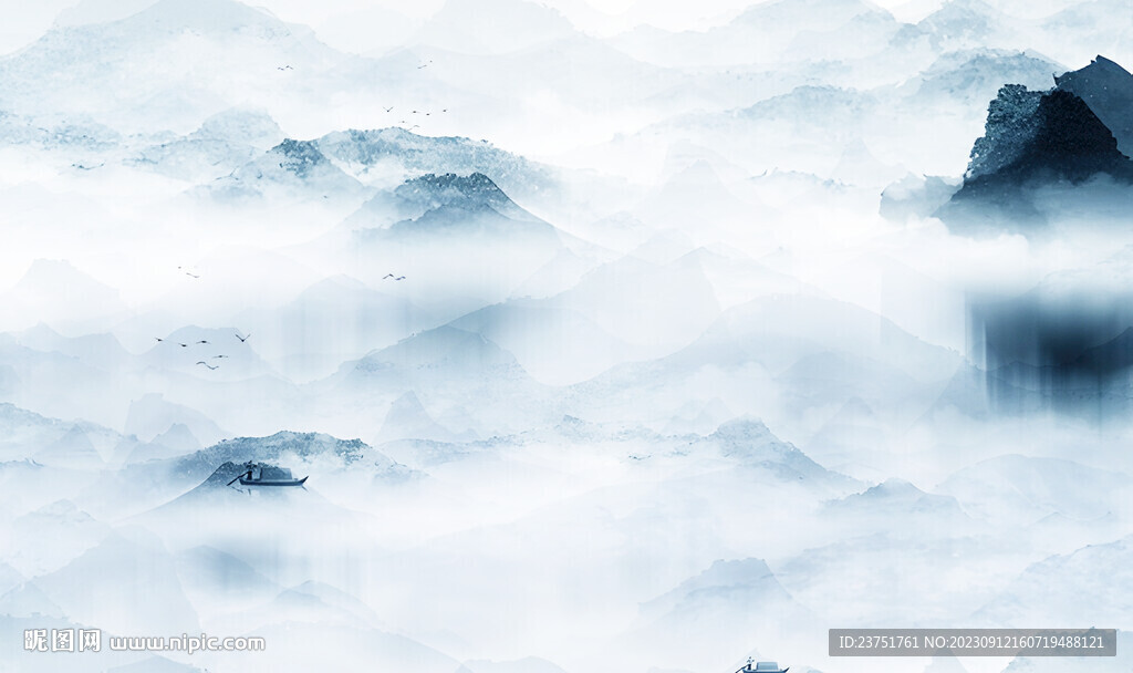 抽象山水 
