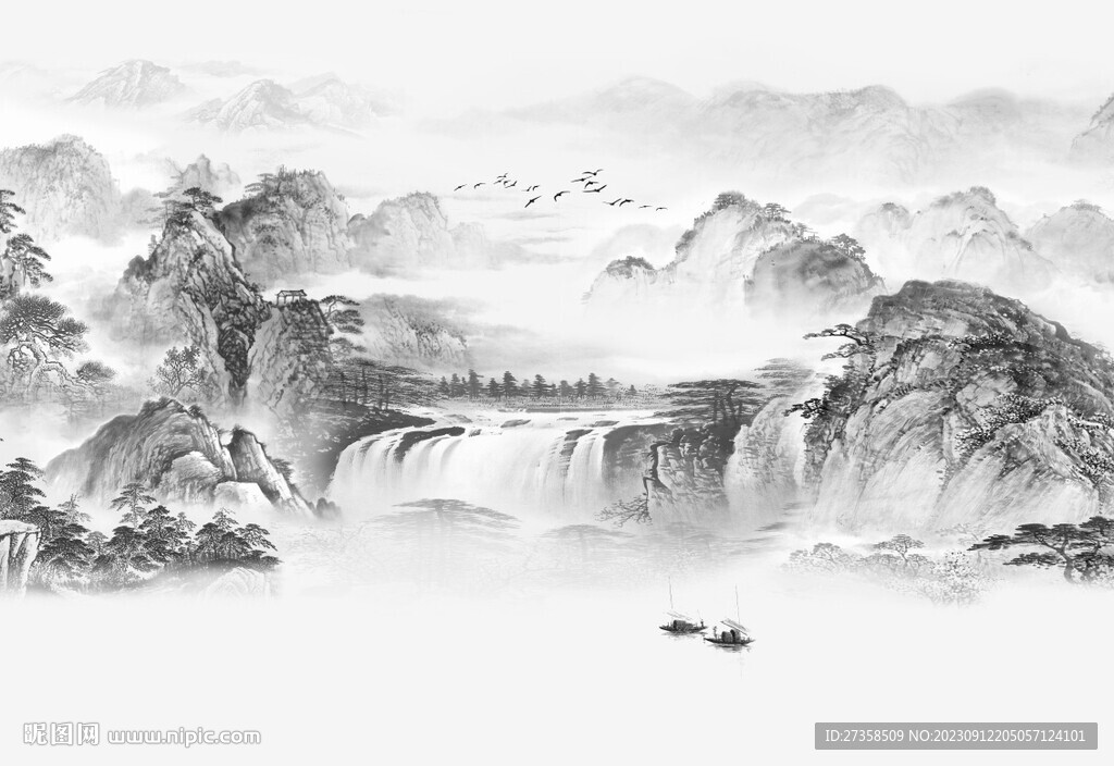 水墨山水