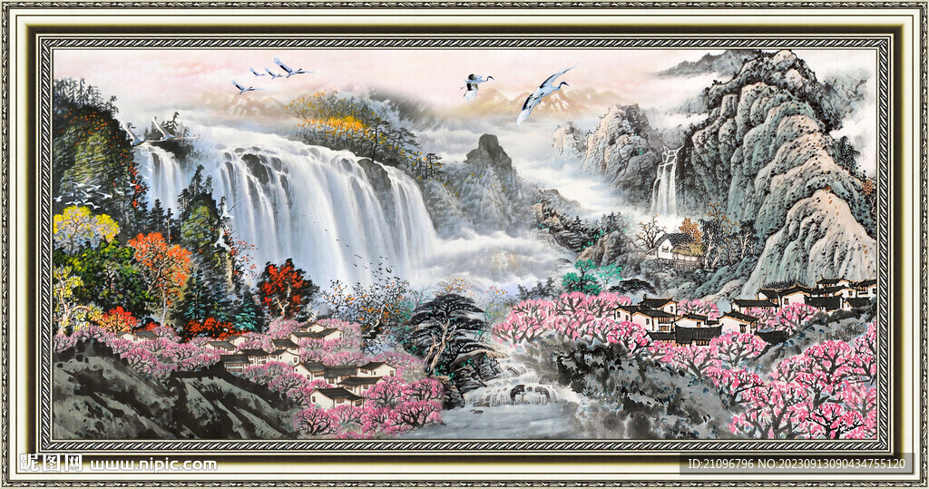 国画山水 
