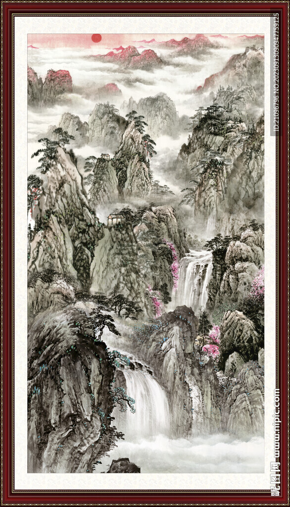 国画山水 
