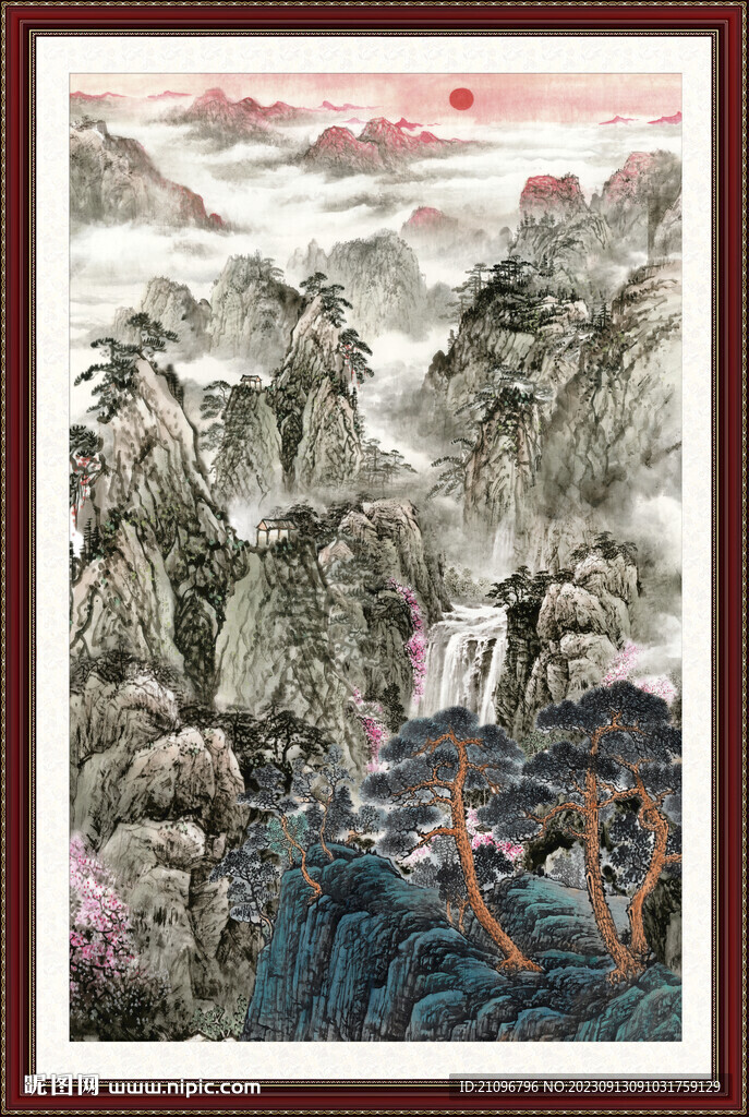 国画山水 