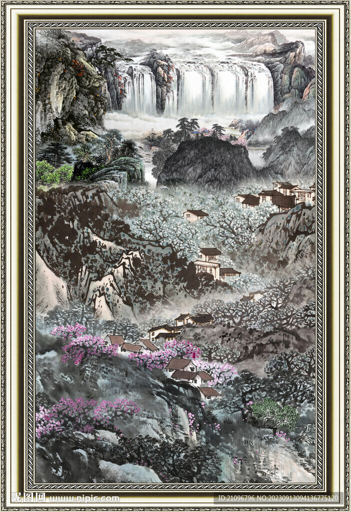 国画山水 