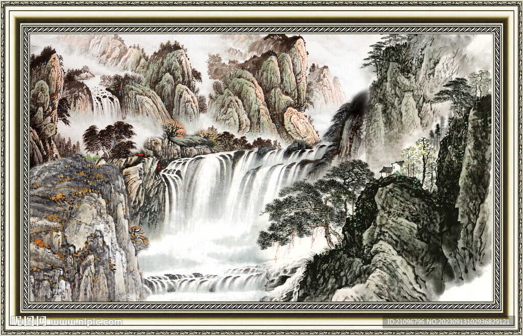 国画山水 