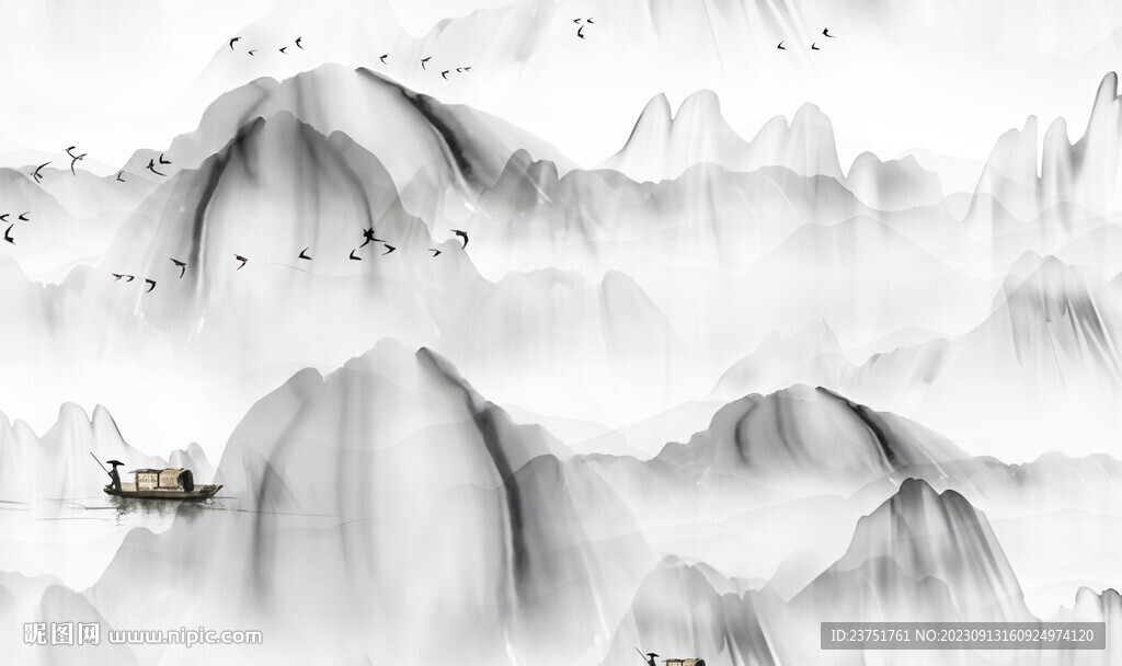 山水 