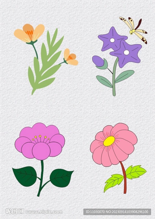 矢量花卉