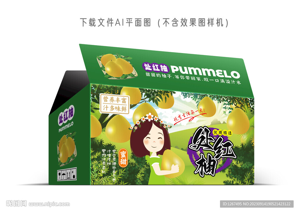 处红柚彩盒