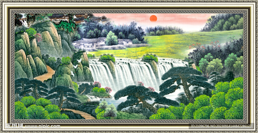 山水画 