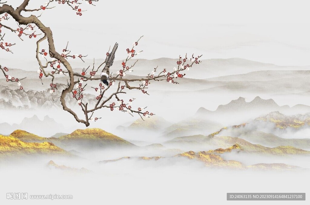 山水花鸟图