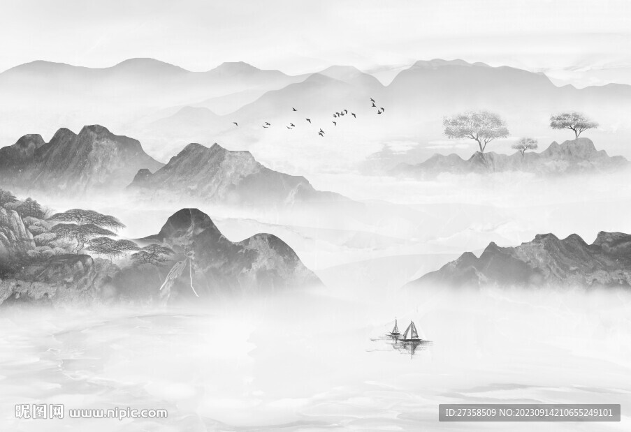 水墨山水