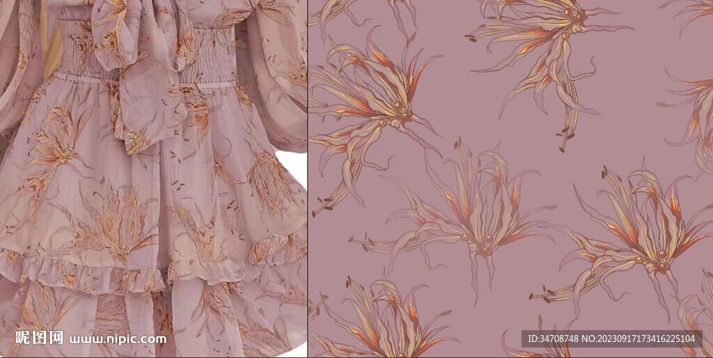 手绘花