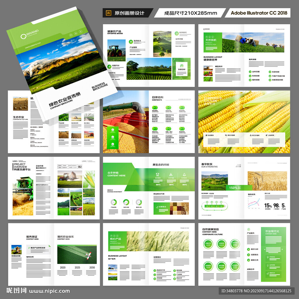农业合作社画册