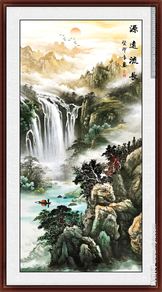 中国画山水
