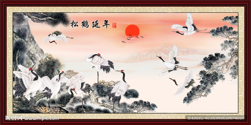 松鹤图