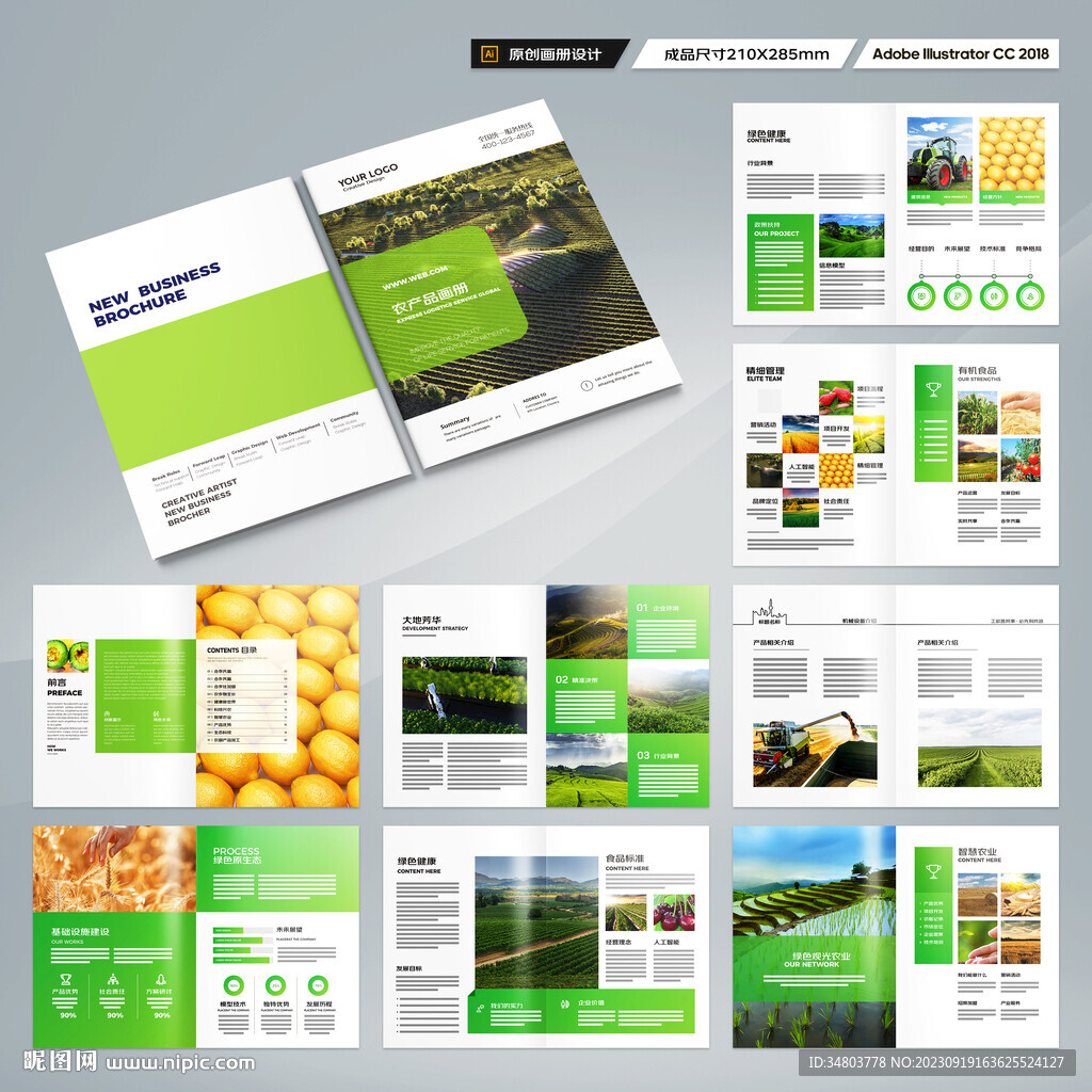 农业合作社画册