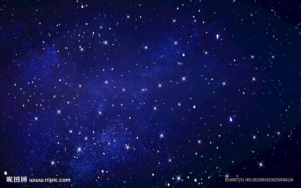 蓝色宇宙星空背景
