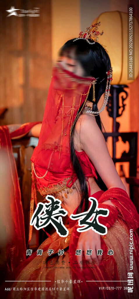 古装面纱女侠 