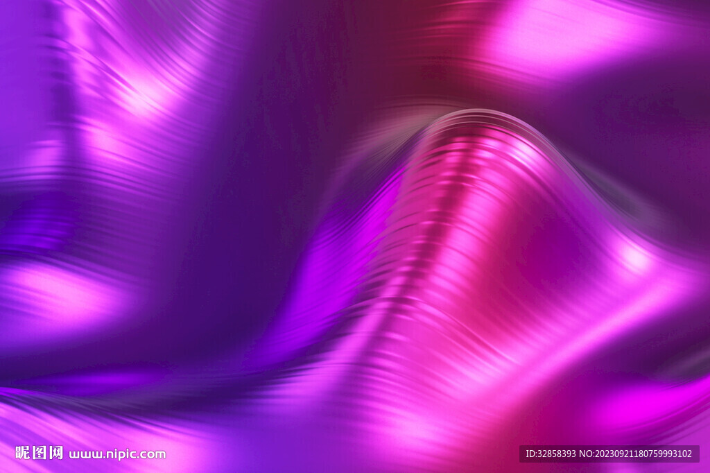紫红色三维波浪纹理背景