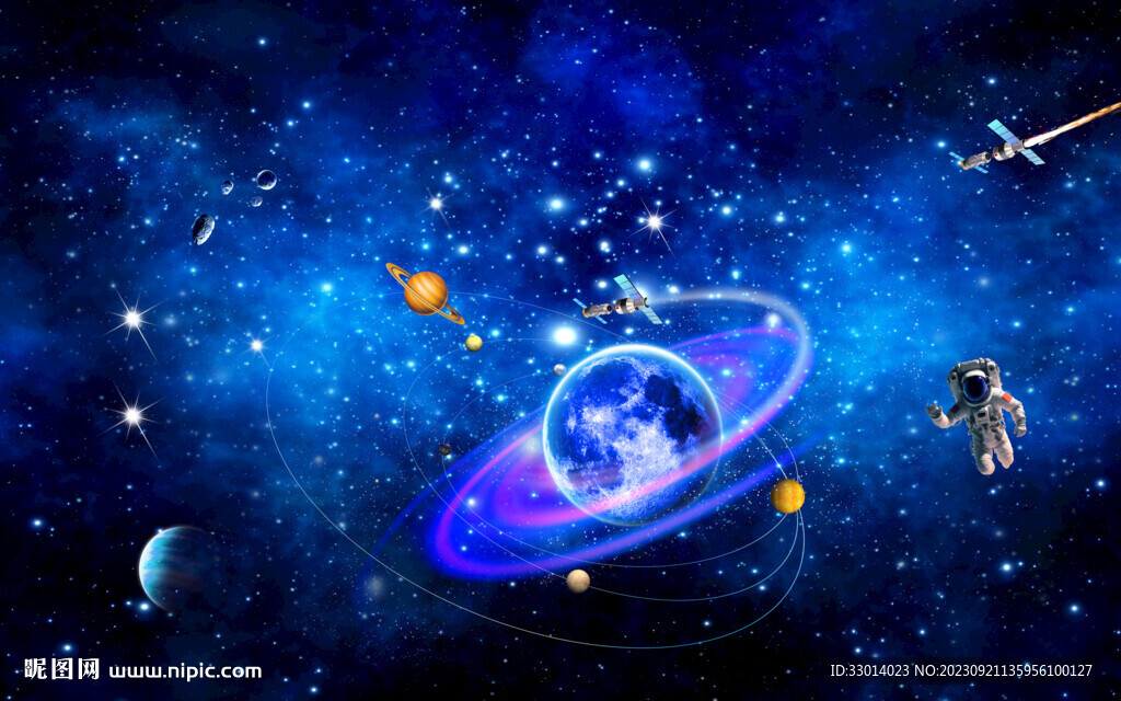 唯美星空背景