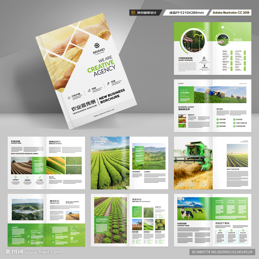 农业合作社画册