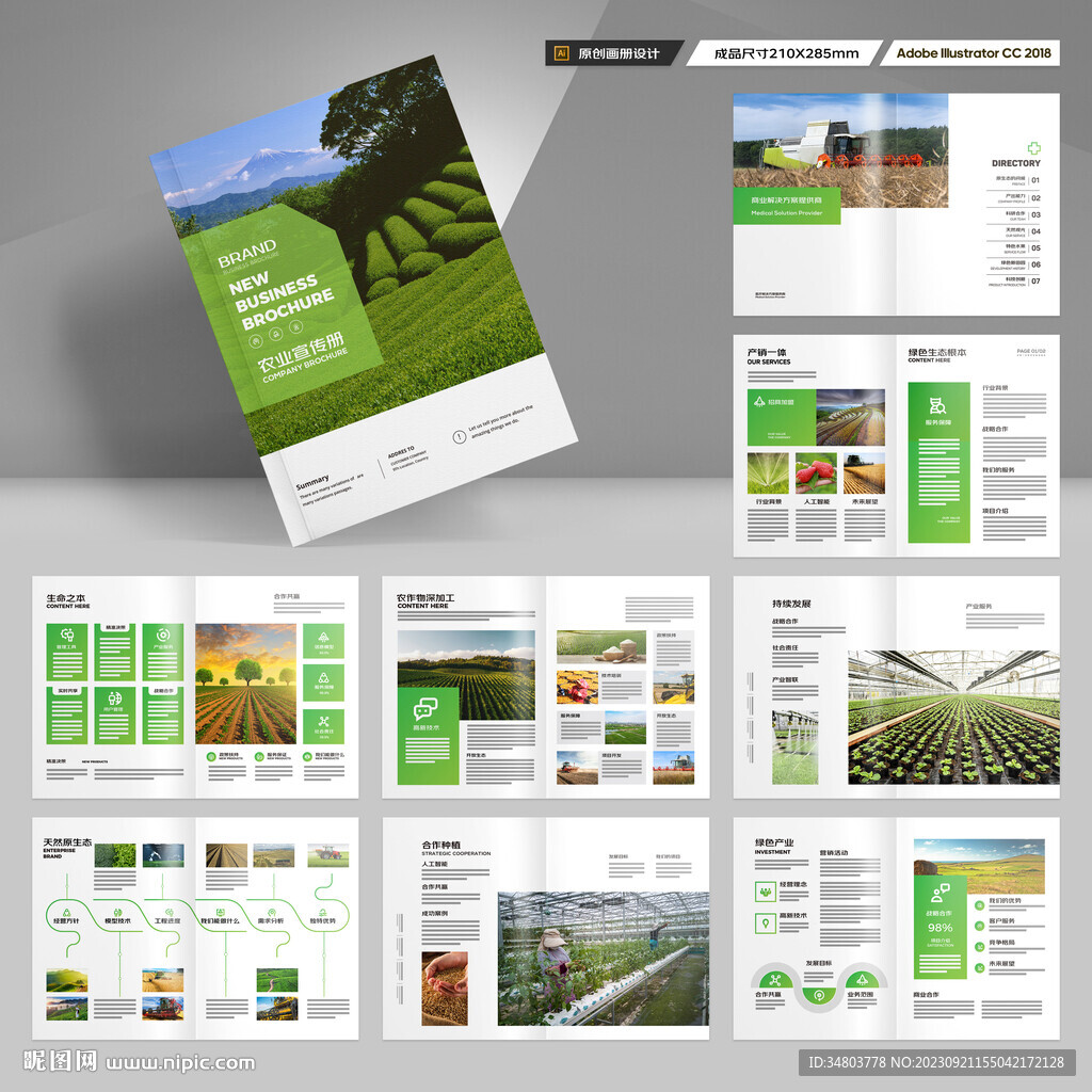 农业合作社画册