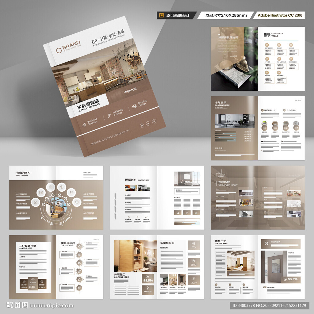 室内装饰画册