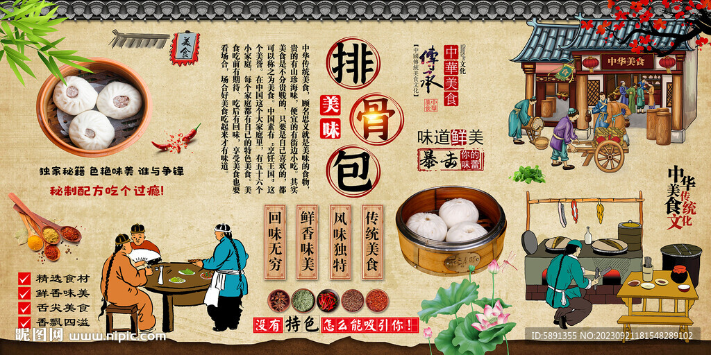 排骨包
