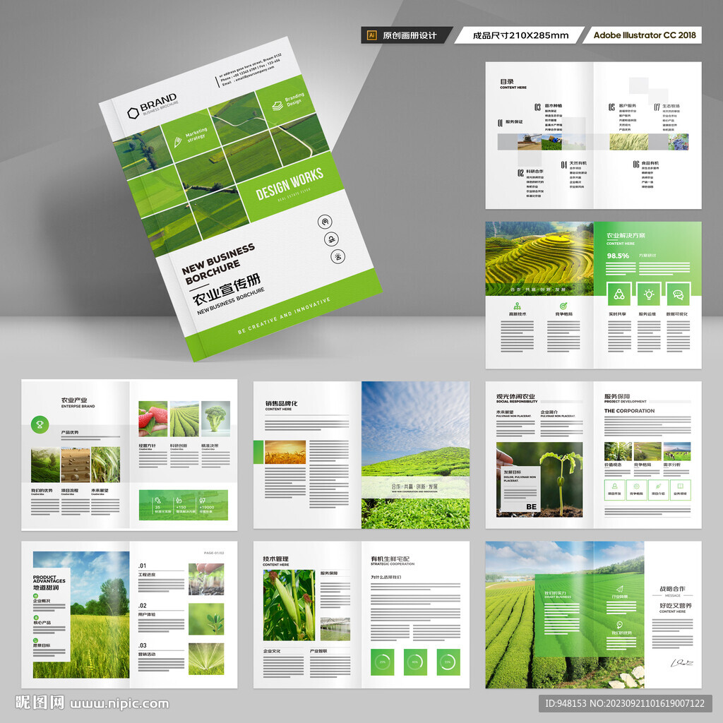 农业合作社画册