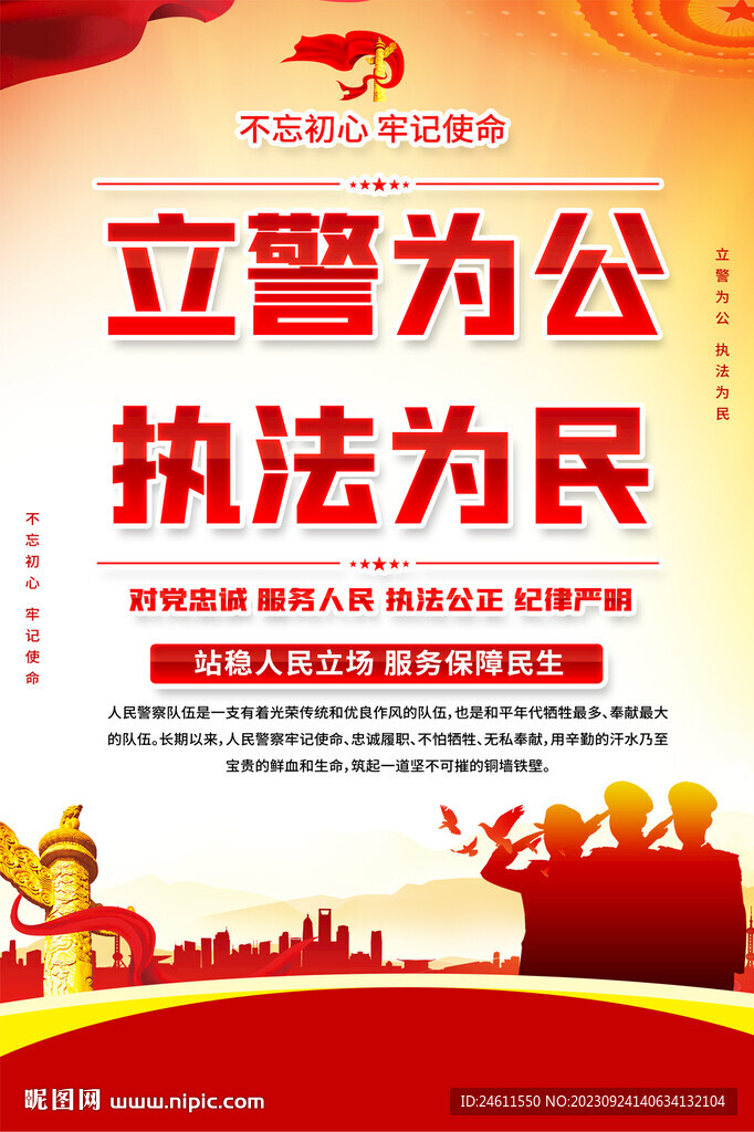 科技兴警海报