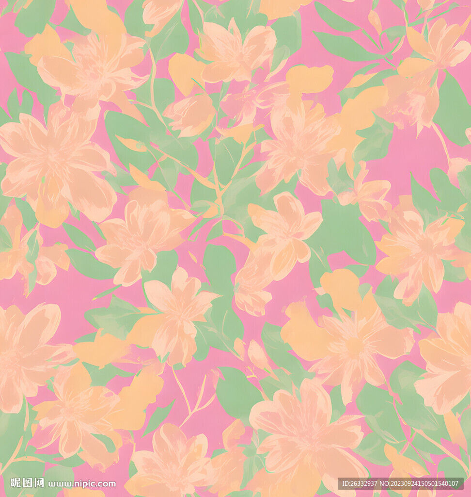 扎染花