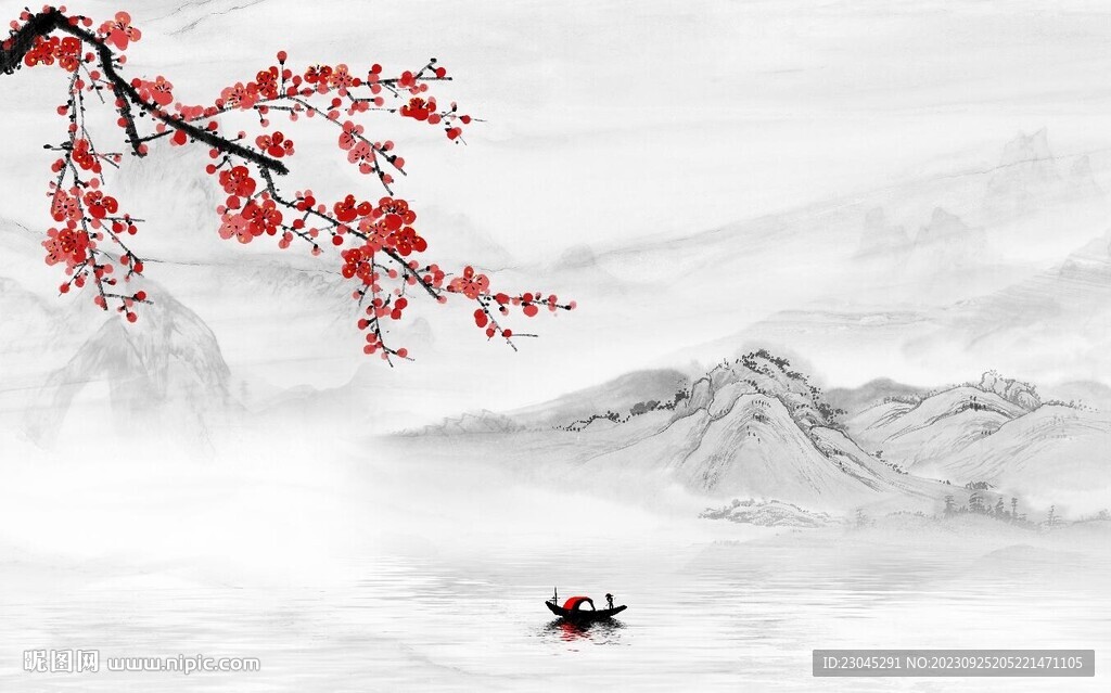 新中式背景墙