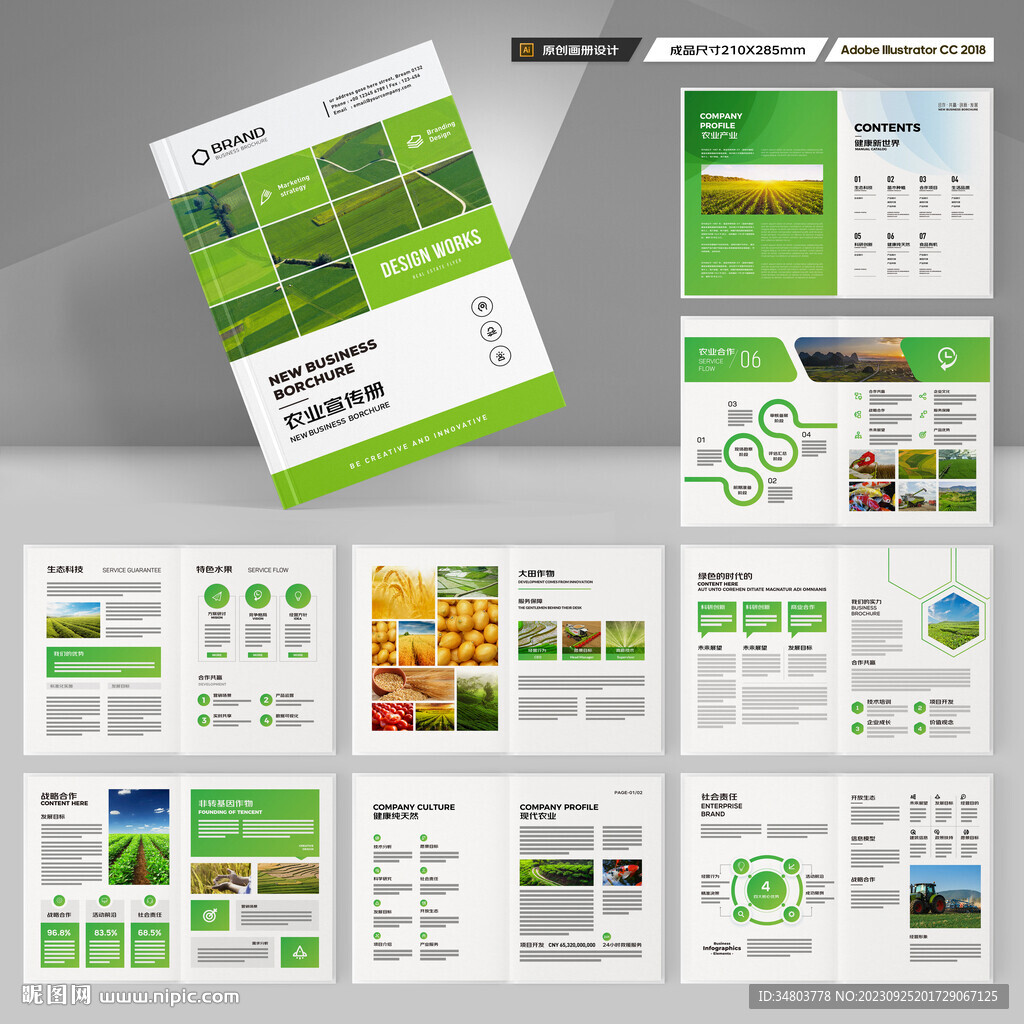 农业合作社画册