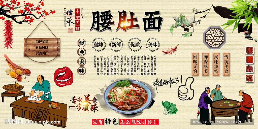 腰肚面