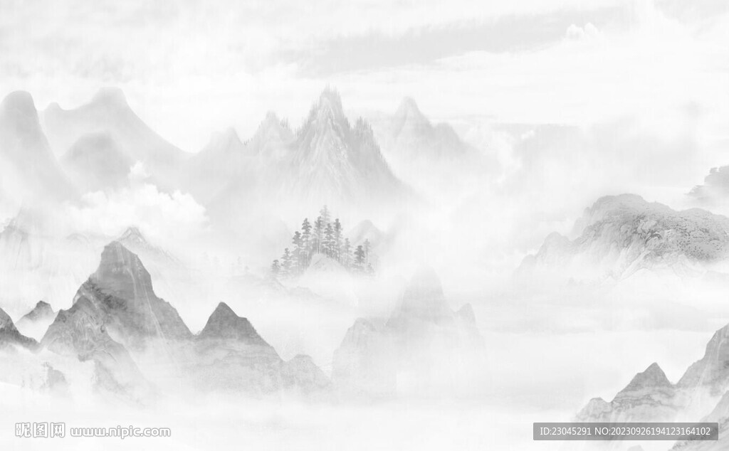 新中式背景墙