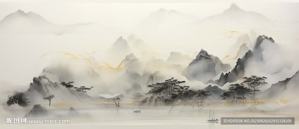 意境山水画