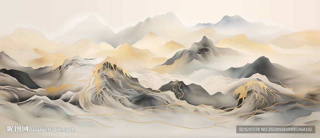 中堂山水画