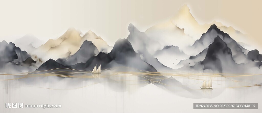 办公室山水画