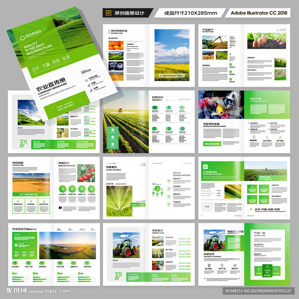 农业合作社画册