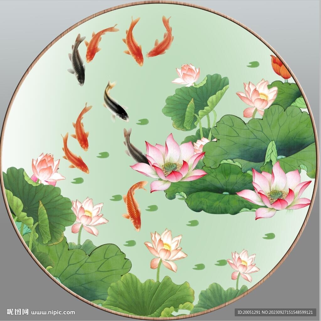 圆形装饰画 