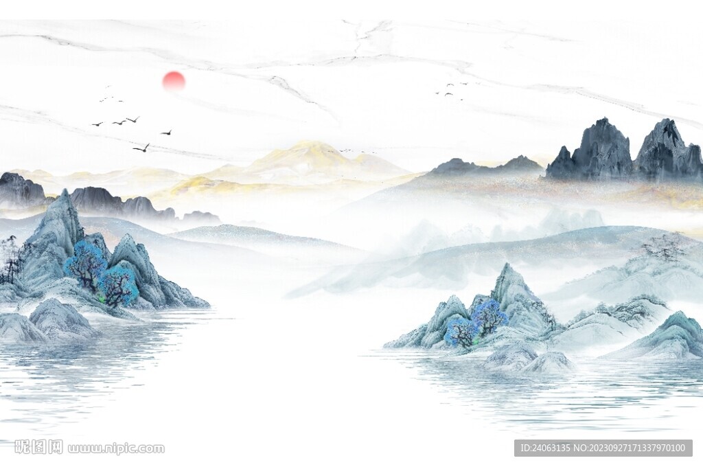 意境山水画