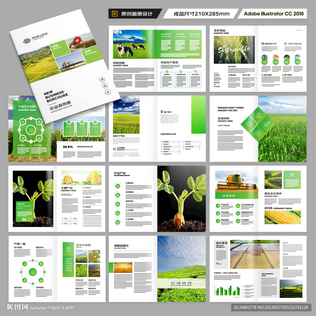 农业合作社画册