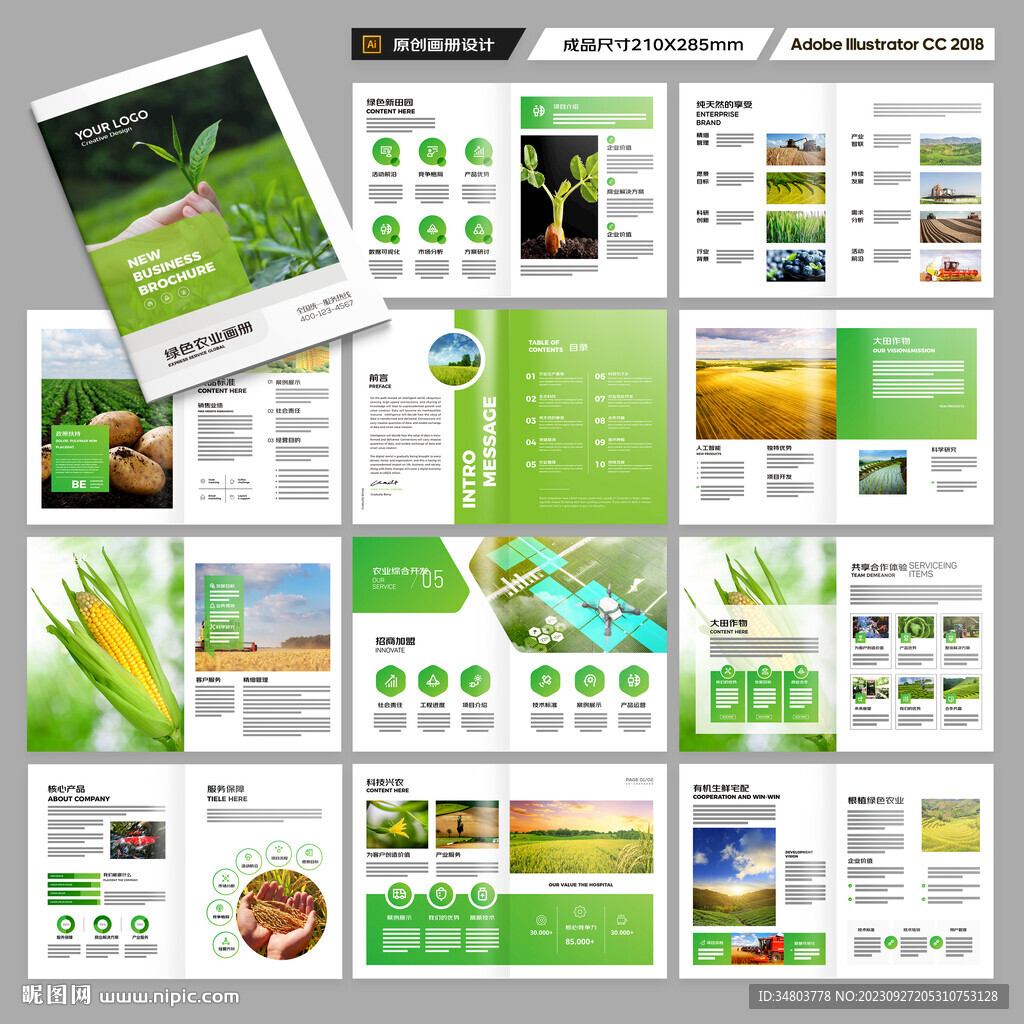 农业合作社画册