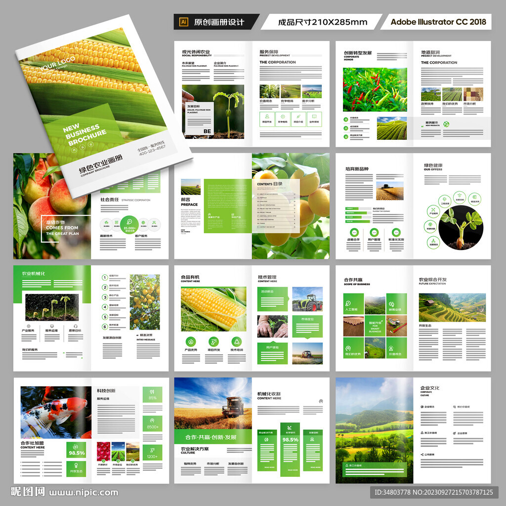 农业合作社画册