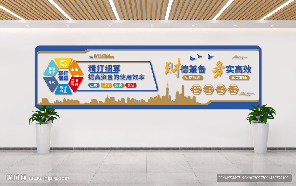 企业财务文化墙