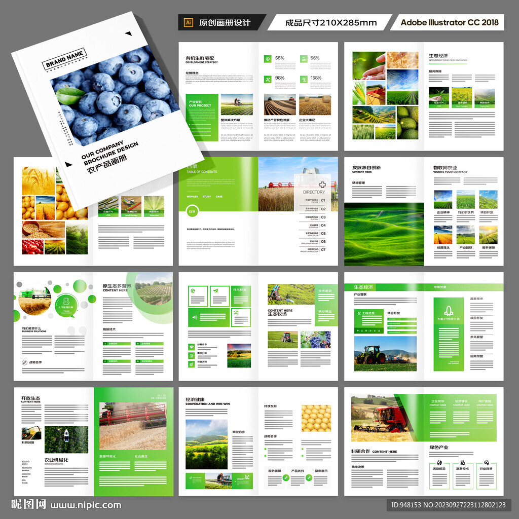 农业合作社画册