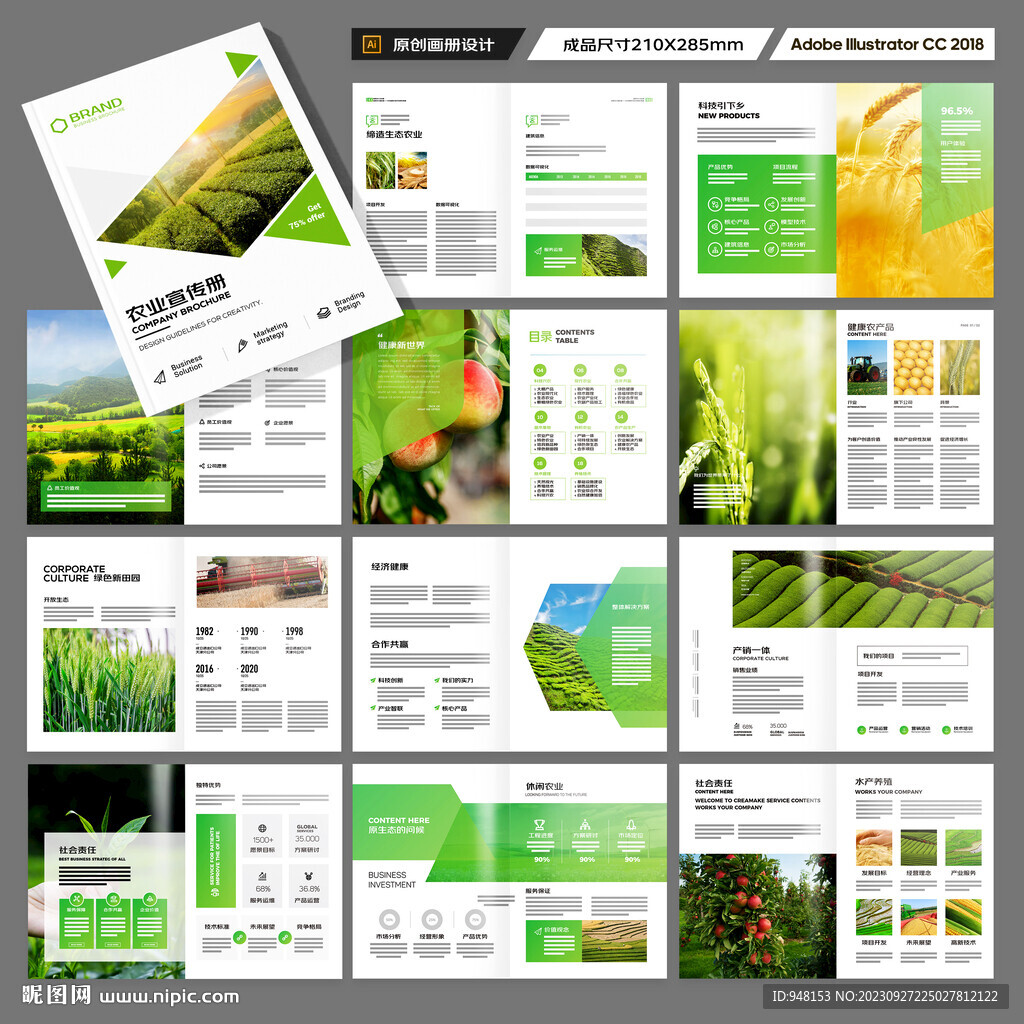 农产品画册