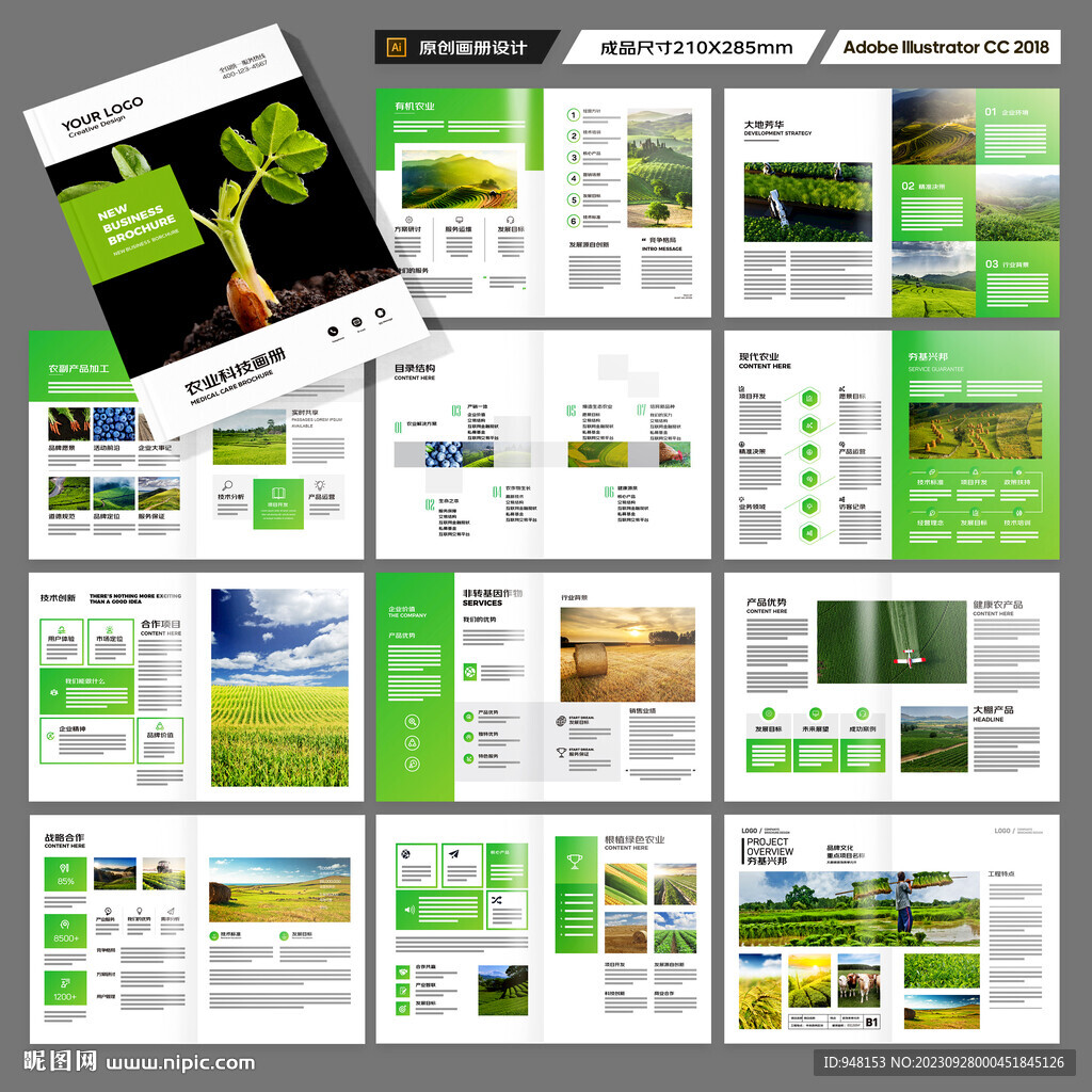 农业合作社画册