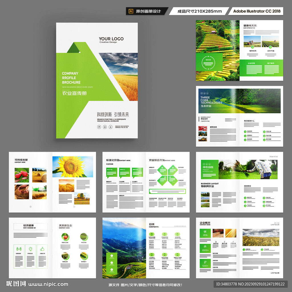 绿色农业画册