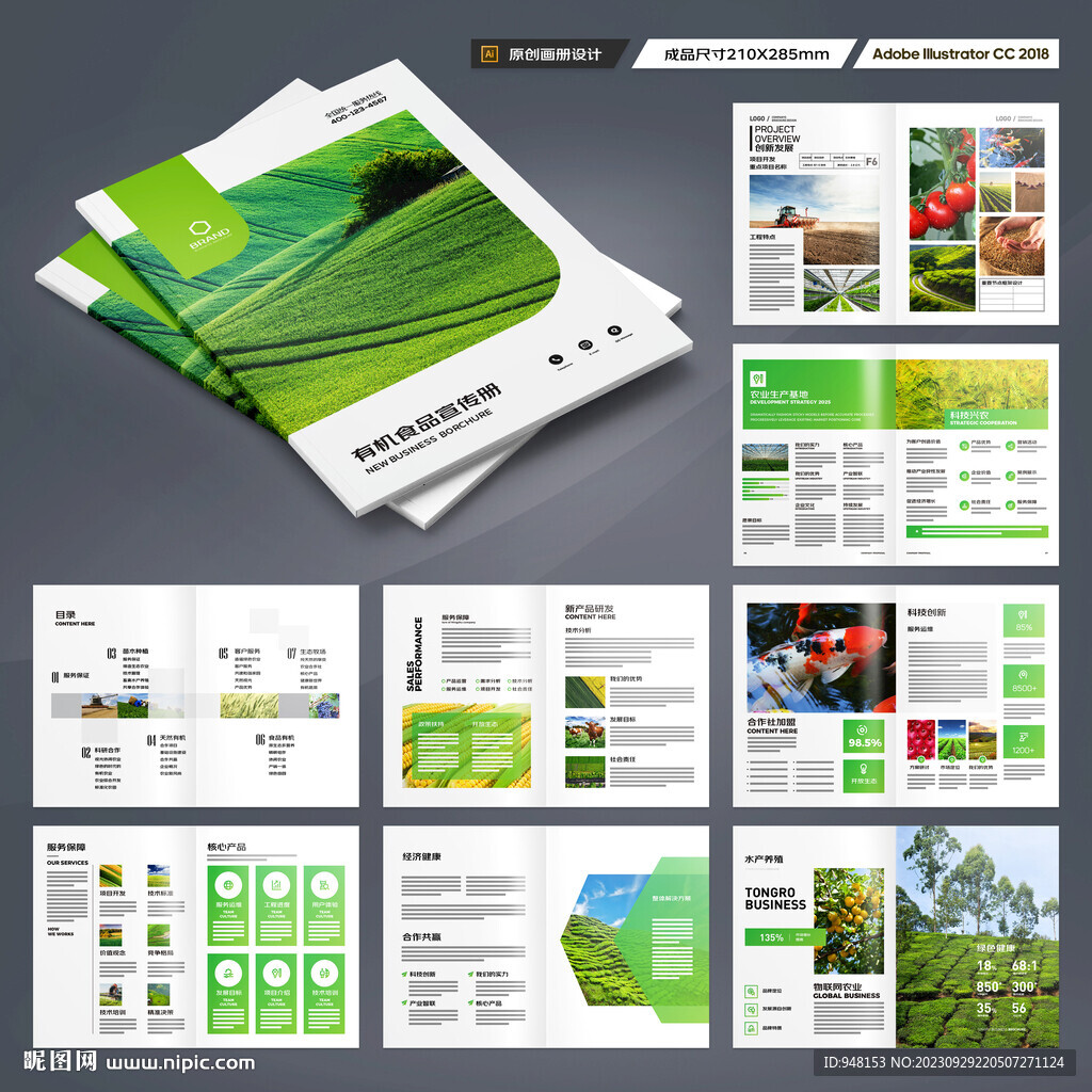 农业合作社画册